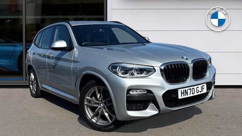 Silver Used 2020 BMW X3 M Sport SUV | £27,306 (Fair price) - Image 1/4