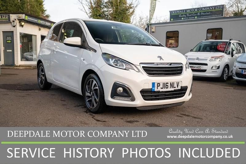 Used Peugeot 108 Allure 2016 White Hatchback