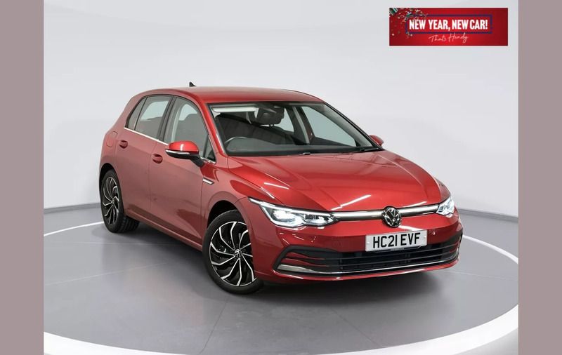 Red Used 2021 VW Golf VIII Style Hatchback | £18,399 (Fair price) - Image 1/4