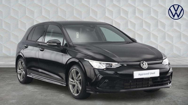 Black Used 2022 VW Golf VIII R-line Hatchback | £22,266 (Fair price) - Image 1/4