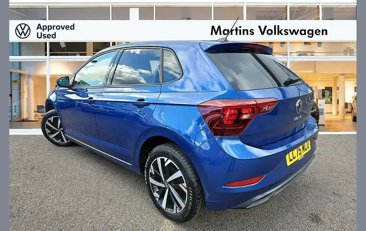 Used VW Polo Match 95 HP (69 kW) 2025 Blue Hatchback