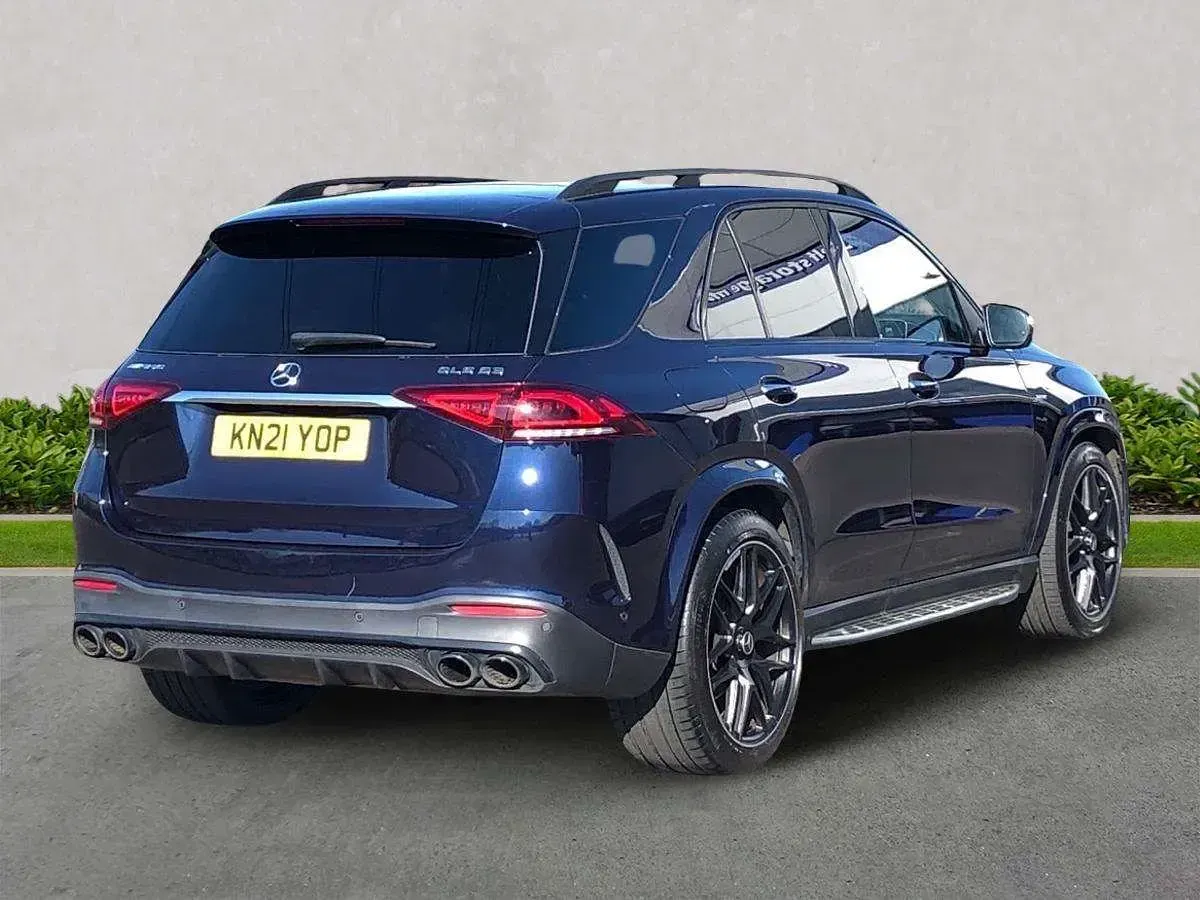 Begagnad Mercedes GLE53 AMG 2021 Blå Kombi