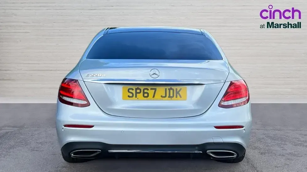 Used Mercedes E220 AMG Line Premium Plus 194 HP (142 kW) 2017 Silver