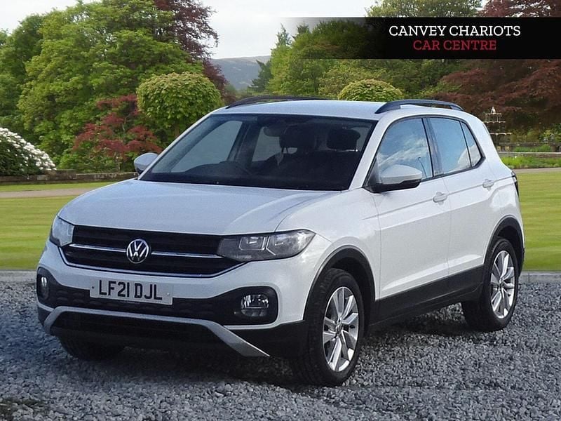 White Used 2021 VW T-Cross SE SUV | £14,500 (Fair price) - Image 1/4