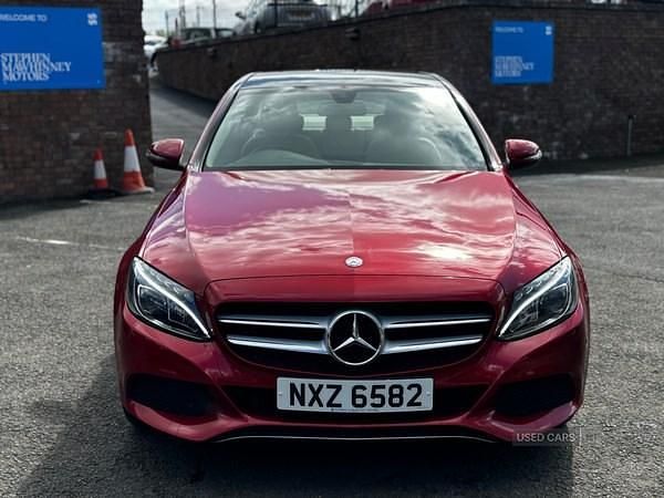 Used Mercedes C220 Premium 170 HP (125 kW) 2016 Red Sedan