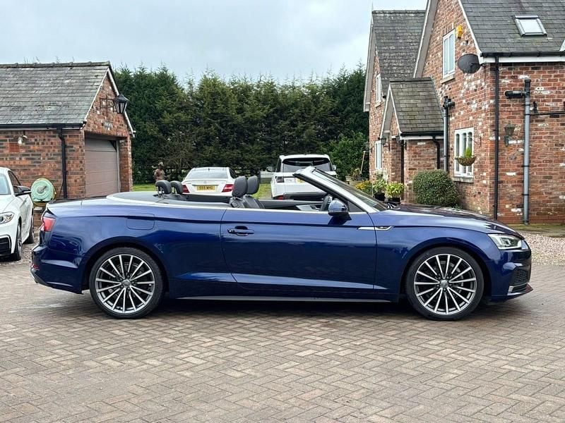 Used Audi A5 Cabriolet S-Line 2019 Blue Cabriolet