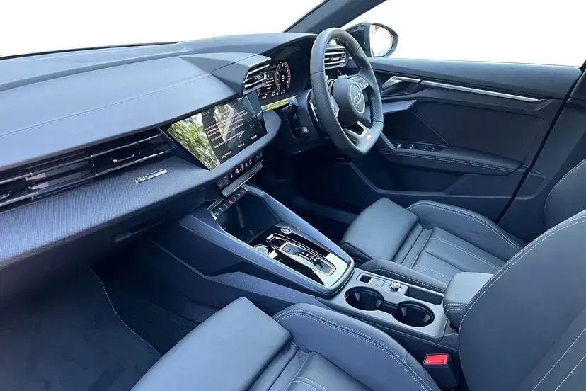 New Audi A3 Black Edition 148 HP (108 kW) 2025 Daytona grey