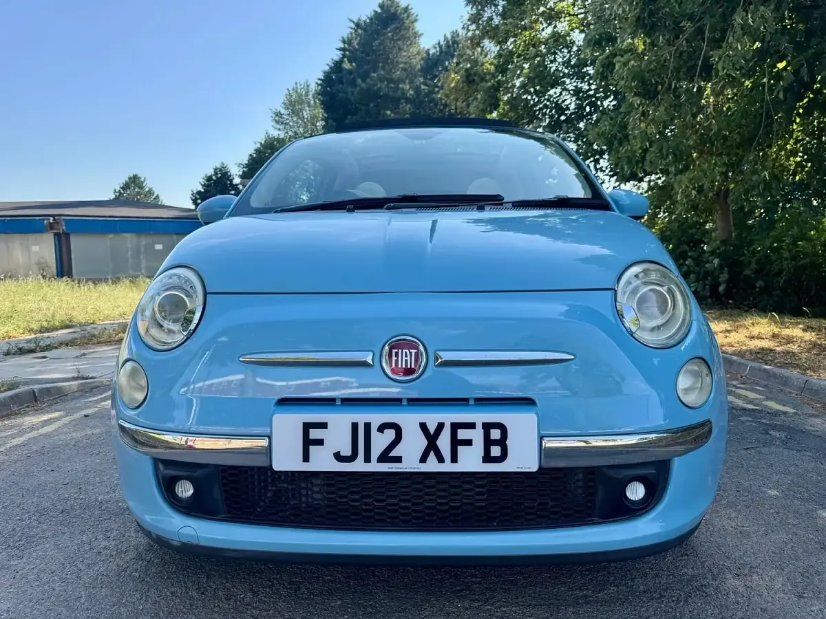 Used Fiat 500C Lounge 2012 Blue Cabriolet