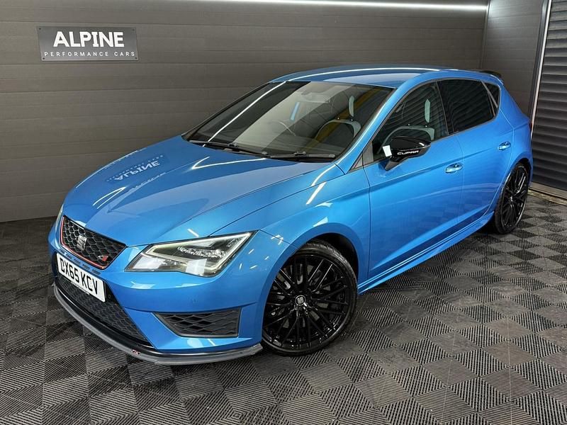Used Seat Leon CUPRA 190 HP (139 kW) 2015 Blue Hatchback