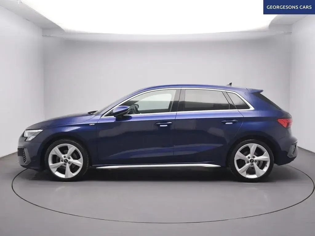 Used Audi A3 Sportback S-Line 150 HP (110 kW) 2024 Blue Hatchback