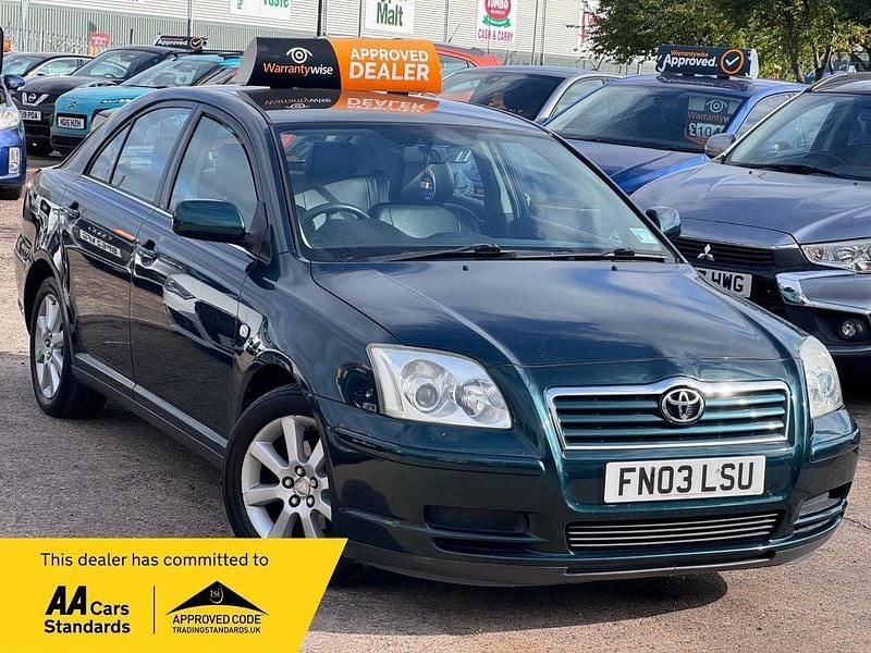 Green Used 2003 Toyota Avensis T3 Hatchback | £2,275 (Fair price) - Image 1/3