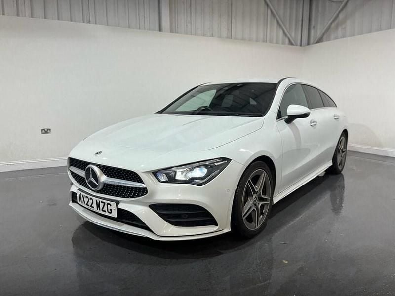 Used Mercedes CLA200 Shooting Brake AMG line 2022 White Estate