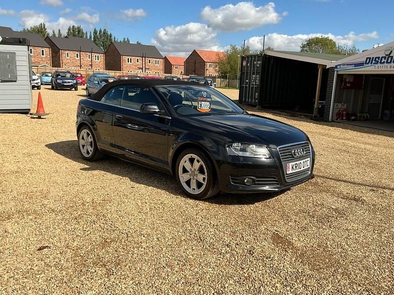 Used Audi A3 Cabriolet Sport 2010 Black Cabriolet