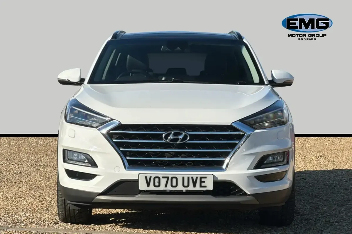 Second-hand Hyundai Tucson Premium SE 186 CP (136 kW) 2020 Alb SUV