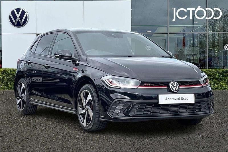 Black Used 2023 VW Polo GTI Hatchback | £20,611 (Fair price) - Image 1/4