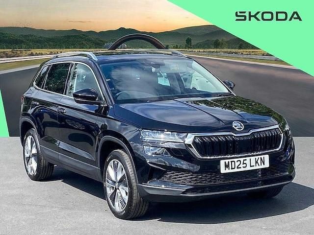 Black magic pearl effect New 2025 Skoda Karoq SE L SUV | £29,990 (Fair price) - Image 1/4
