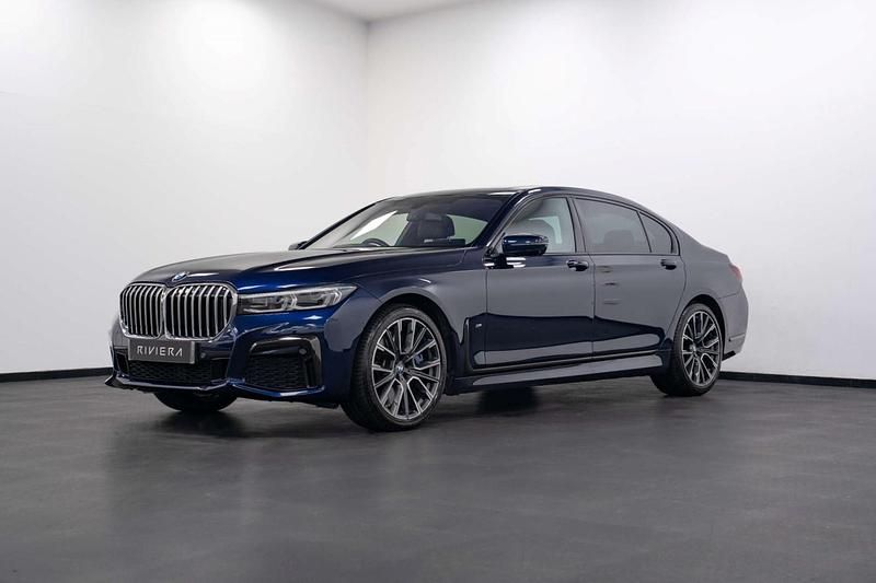 Used BMW 740L M Sport 2021 Blue Sedan
