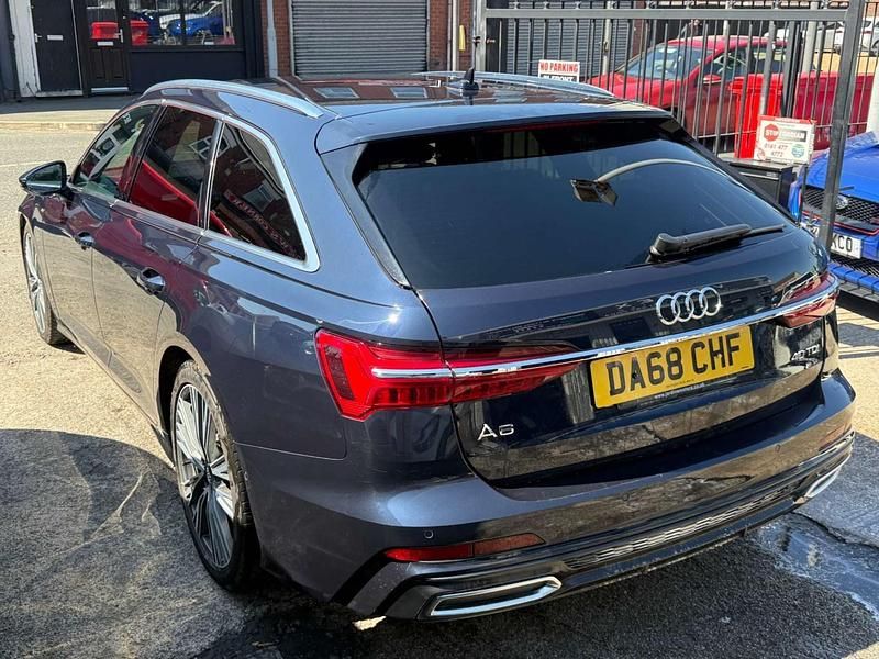 Used Audi A6 S-Line 204 HP (150 kW) 2018 Blue Estate