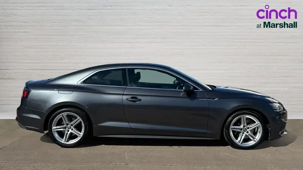 Used Audi A5 S-Line 150 HP (110 kW) 2018 Grey Coupe