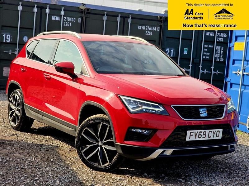 Used Seat Ateca XCELLENCE Lux 115 HP (84 kW) 2019 Red SUV