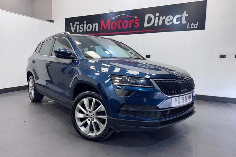 Blue Used 2019 Skoda Karoq SE L SUV | £14,495 (Good price) - Image 1/1