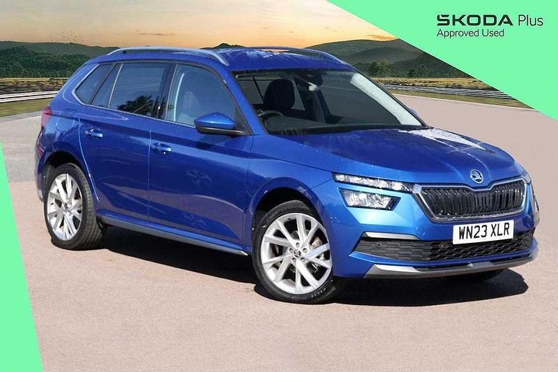 Race blue metallic Used 2023 Skoda Kamiq SE L Executive SUV | £19,000 (Fair price) - Image 1/4