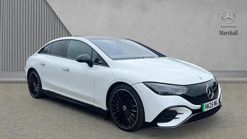 White Used 2025 Mercedes EQE350 AMG line Sedan | £51,380 (Fair price) - Image 1/4