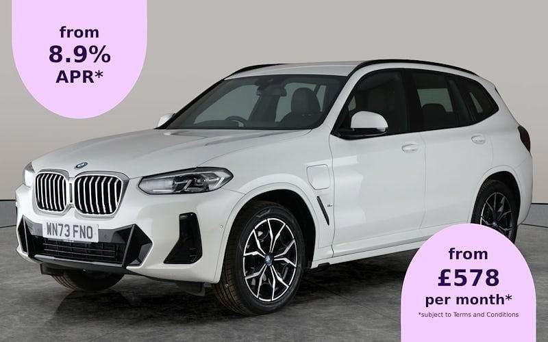 White Used 2023 BMW X3 M Sport SUV | £37,513 (Fair price) - Image 1/2