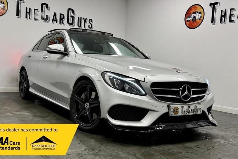 Used Mercedes C250 AMG Line Premium Plus 204 HP (150 kW) 2018 Silver Sedan