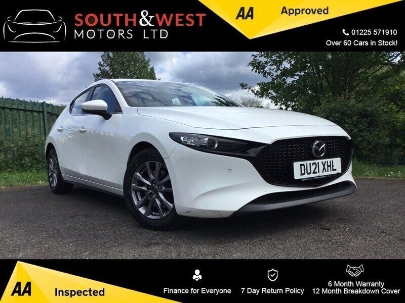White Used 2021 Mazda 3 Hatchback | £8,985 - Image 1/3