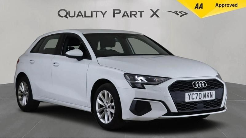 White Used 2020 Audi A3 Sportback Hatchback | £13,180 (Fair price) - Image 1/4