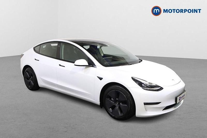Used Tesla Model 3 Long Range AWD 366 kW (498 HP) 2021 White Sedan