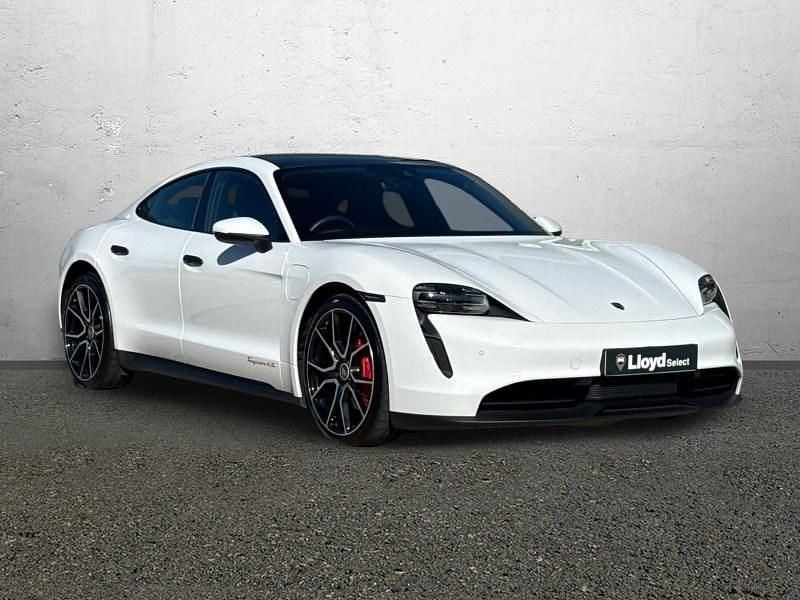Used Porsche Taycan Performance Package 419 kW (571 HP) 2022 White Sedan