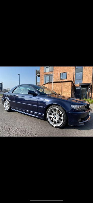 Used BMW 330 Sport Line 2004 Blue Cabriolet
