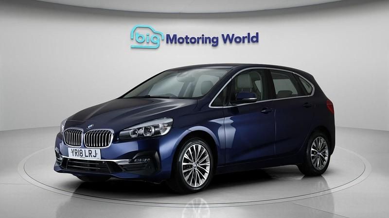 Used BMW 220 Active Tourer Luxury Line 2018 Blue MPV