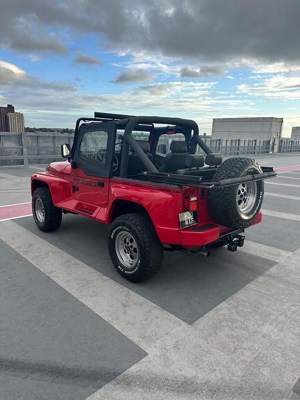 Used Jeep Wrangler 1991 Red SUV