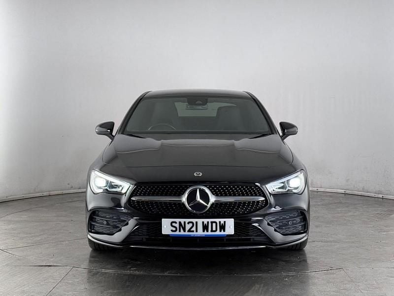 Used Mercedes CLA200 AMG line 2021 Black Coupe