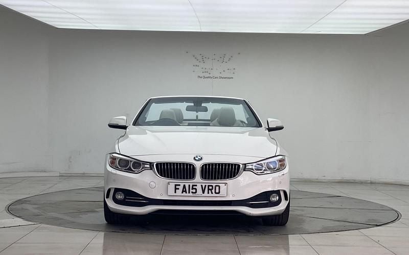 Begagnad BMW 420 Luxury Line 2015 Vit Cab