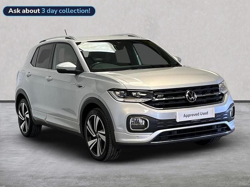 Silver Used 2022 VW T-Cross R-line SUV | £18,212 (Fair price) - Image 1/4