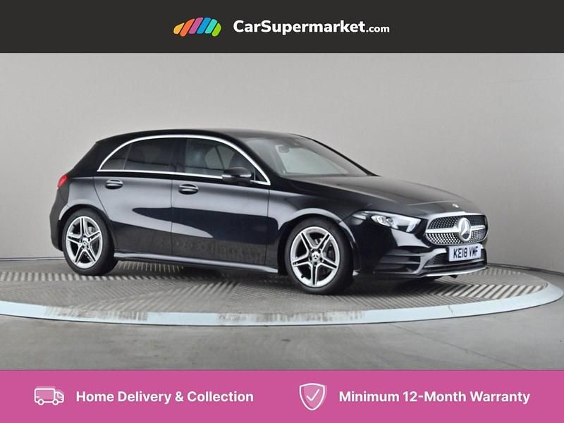Black Used 2018 Mercedes A200 AMG line Hatchback | £15,997 (Fair price) - Image 1/4