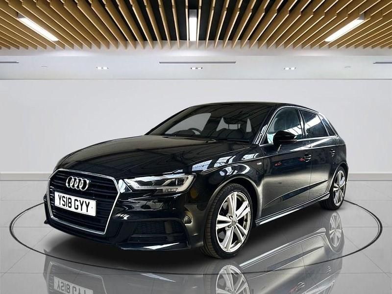 Used Audi A3 S-Line 2018 Black Sedan