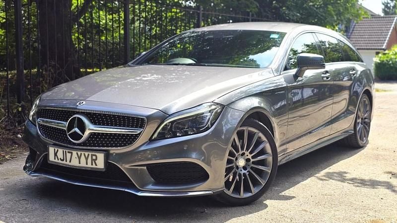 Grey Used 2017 Mercedes CLS220 Shooting Brake AMG line Estate | £14,290 - Image 1/4