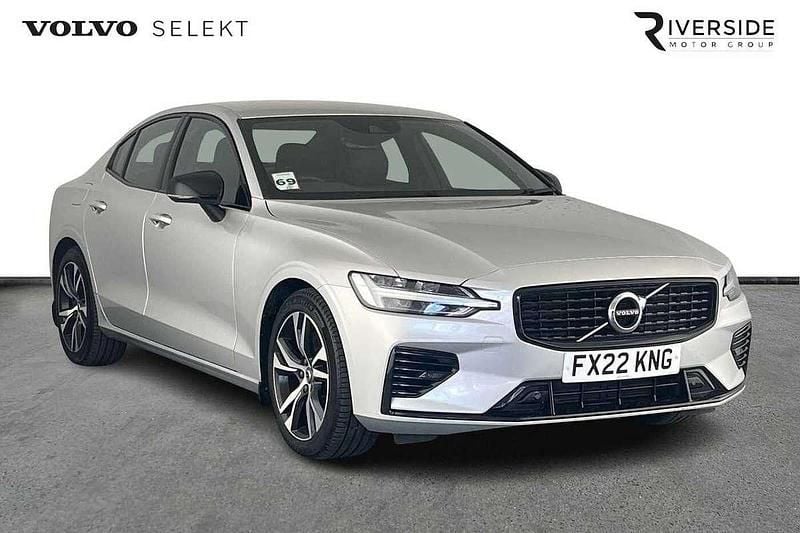 Bright silver Used 2022 Volvo S60 R-Design Sedan | £23,490 (Fair price) - Image 1/4