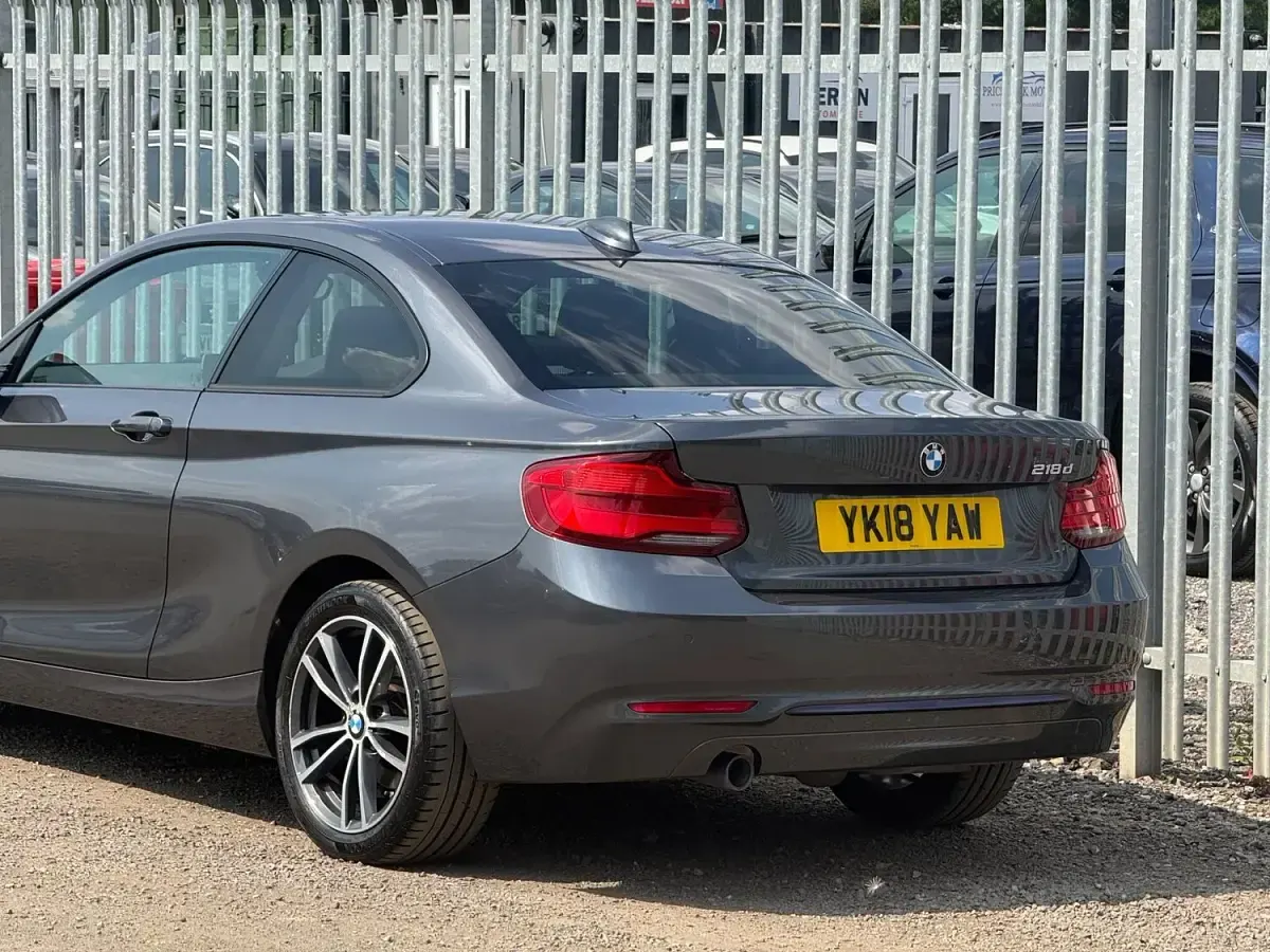 Used BMW 218 Sport Line 147 HP (108 kW) 2018 Grey Coupe