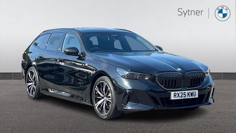 Black Used 2025 BMW 530e M Sport Estate | £51,500 - Image 1/4