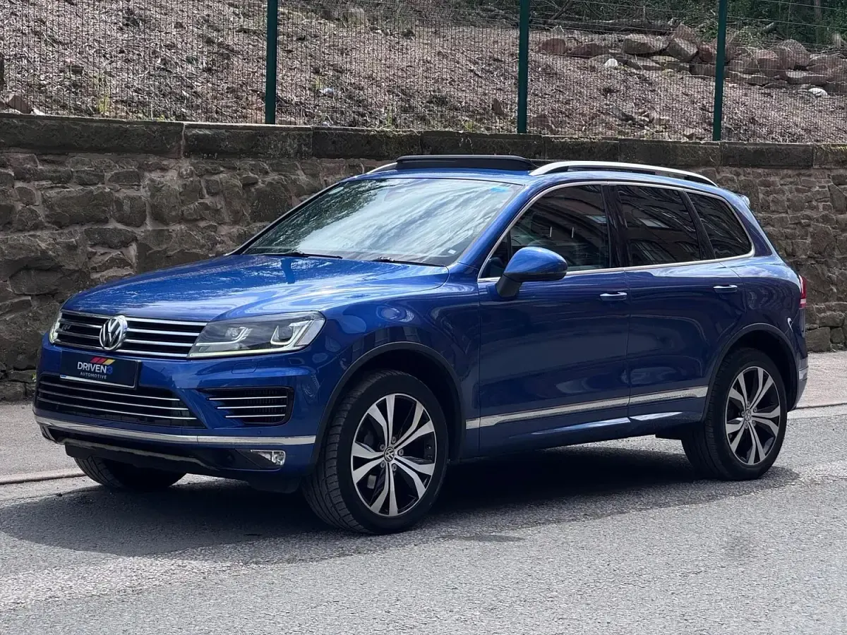 Used VW Touareg R-line 2016 Blue SUV