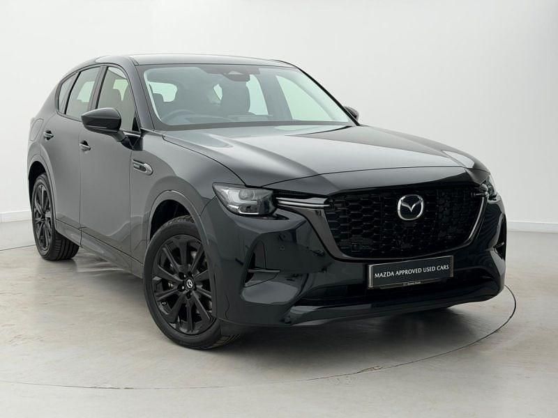 Black Used 2025 Mazda CX-60 SUV | £36,990 (Expensive) - Image 1/4