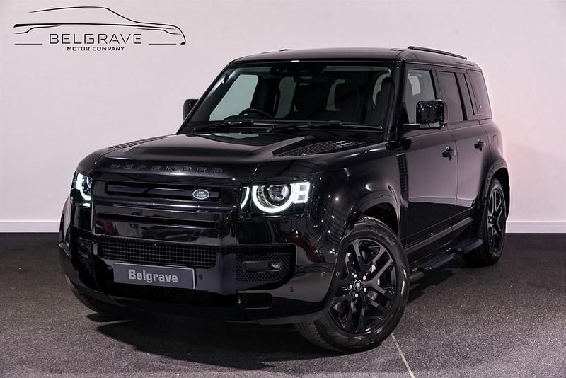 Black Used 2023 Land Rover Defender SUV | £66,480 (Expensive) - Image 1/3
