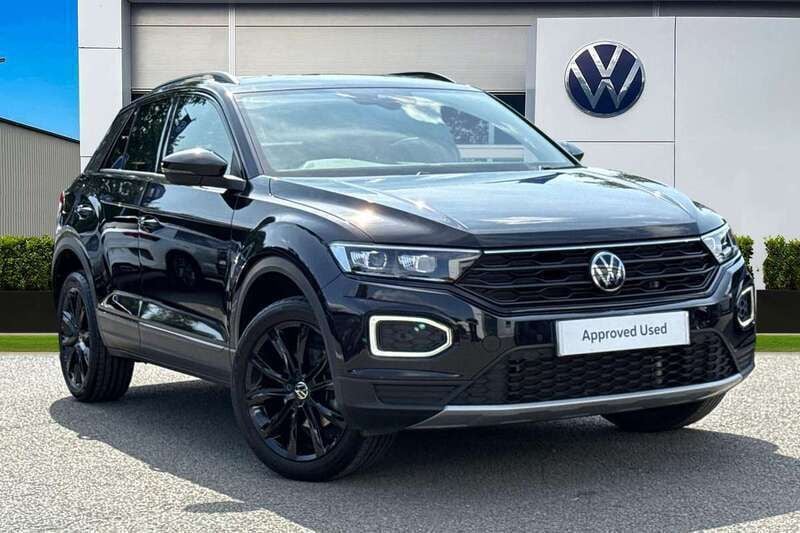 Black Used 2022 VW T-Roc Black Edition SUV | £18,590 (Good price) - Image 1/4