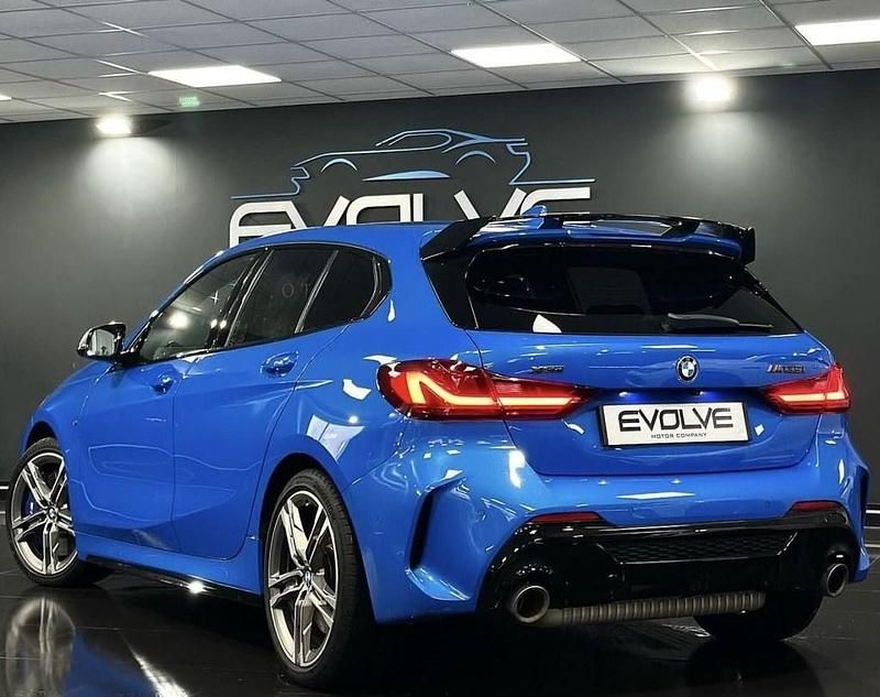 Used BMW M135 Comfort Edition 306 HP (225 kW) 2022 Blue Hatchback